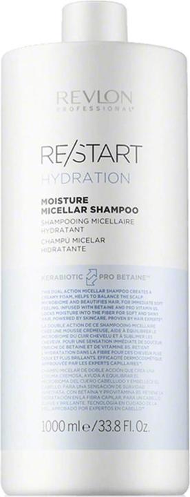 Actual product image Revlon Professional RE/START HYDRATION - Moisture Micellar Shampoo (1000 ml, Liquid shampoo)
