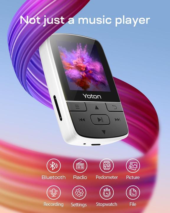 Actual product image Yoton MP3-Player mit Sportclip (64 GB)