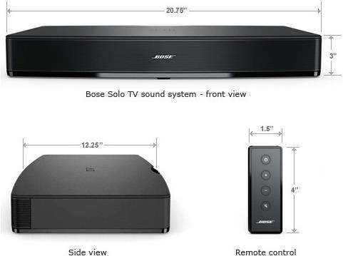 Produktbild Bose SOLO - TV Sound System für TVs bis 32"