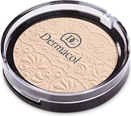 Actual product image Dermacol compact powder (02 Natural Beige)