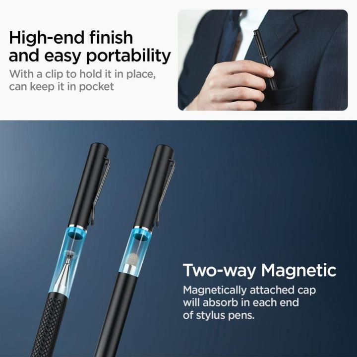Actual product image Spigen Universal Stylus Pen czarny/black APP07078