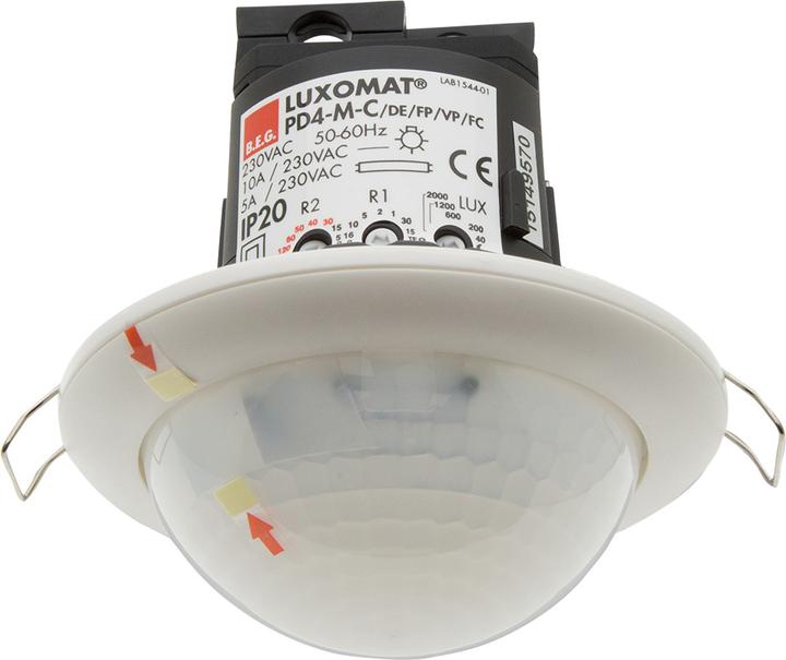 Produktbild BEG Luxomat UP Präsenzmelder 92143 PD4-M-K-DE weiss (20 m)