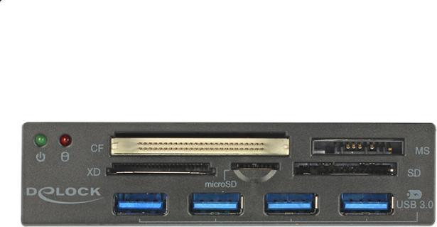 Actual product image Delock 91493 USB 3.0 CardReader 3.5" (4-pin Molex)