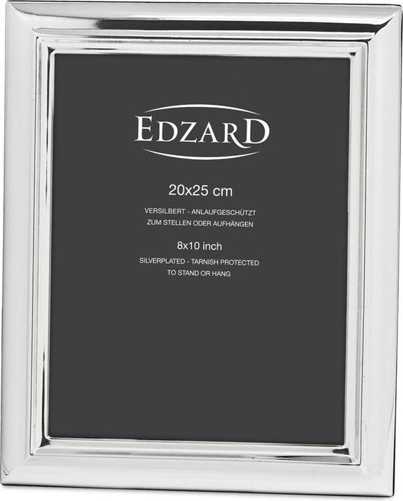 Produktbild Edzard Fotorahmen Florenz für Foto 20 x 25 cm, versilbert, anlaufgeschützt (20 x 25 cm)