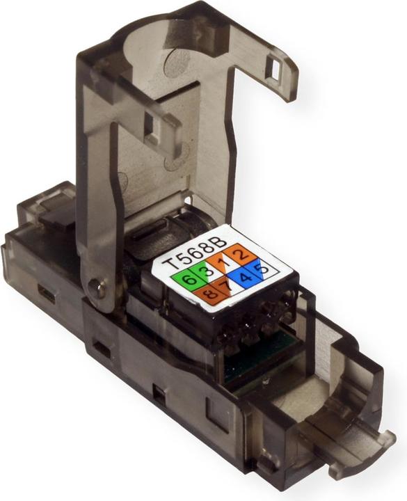 Actual product image Value field confect. RJ45 st. cat.6 UTP (Network cable plug)