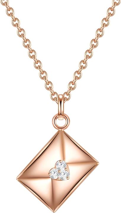 Produktbild Lulu & Jane Damen Kette Umschlag Messing - 35810 (Messing)