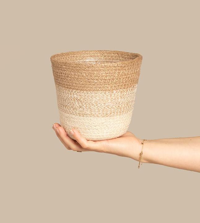 Produktbild feey Pflanzenkorb aus Jute (17 cm)