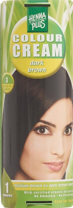 Actual product image Hennaplus Color Cream (3 Dark brown)