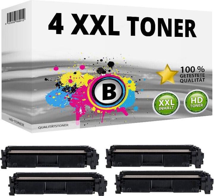 Actual product image Druckfuxx 4x XXL TONER PATRONE für HP 94 A CF 294A LaserJet Pro MFP M118dw M148d