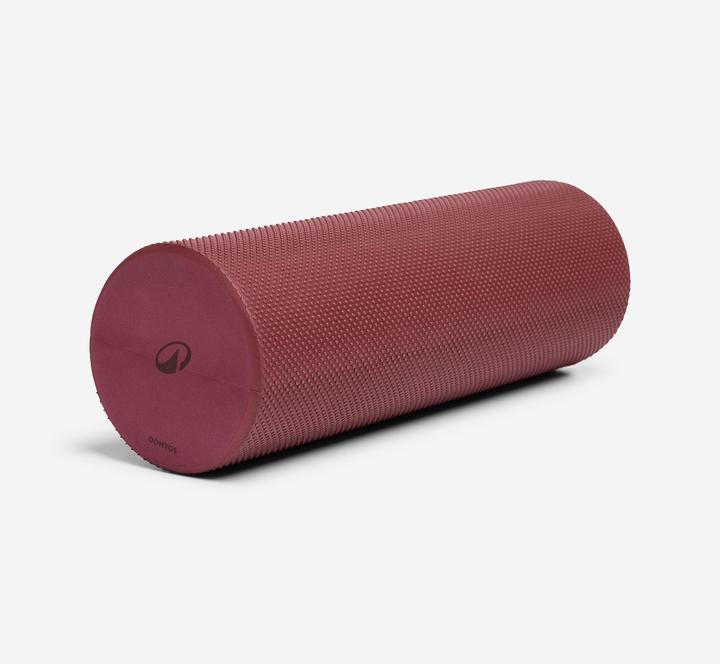 Domyos Schaumstoff-Pilatesrolle Länge 38 cm Durchmesser 13 cm Foam Roller violett