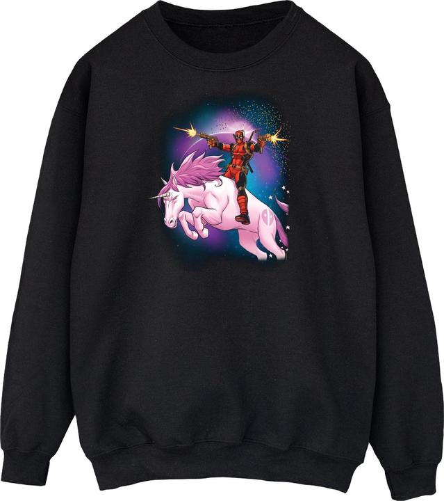 Image du produit - Sweat DEADPOOL SPACE UNICORN BOYFRIEND FIT - Homme (L)