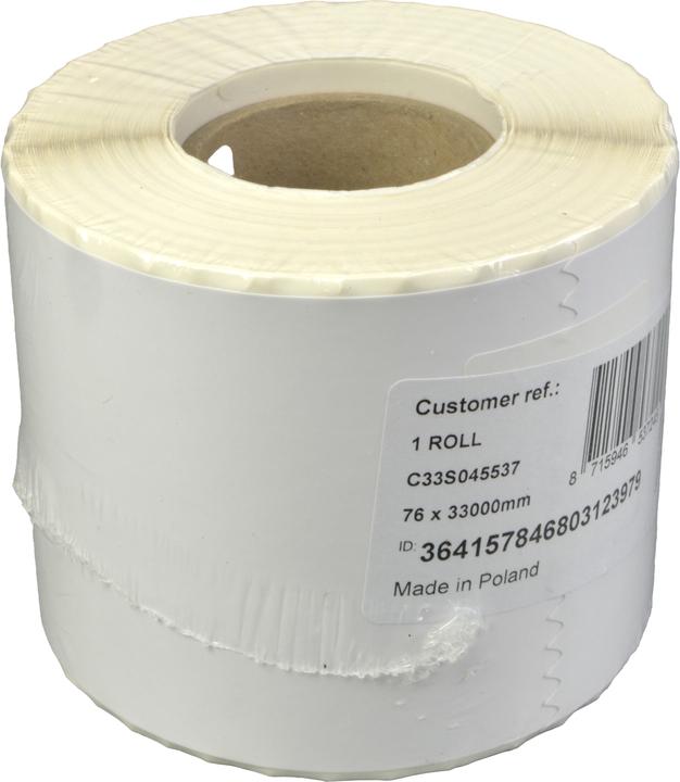 Actual product image Epson high gloss label