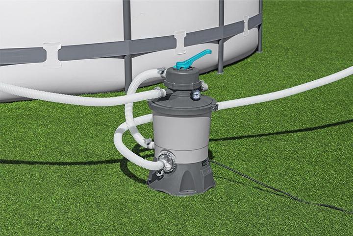Image du produit Bestway Pompe de filtration à sable pour piscine hors sol 3 596 L