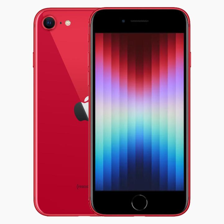 Forza Refurbished iPhone SE 2022 (128 GB, Red, 4.70", 12 Mpx, Dual SIM, B / Very good)