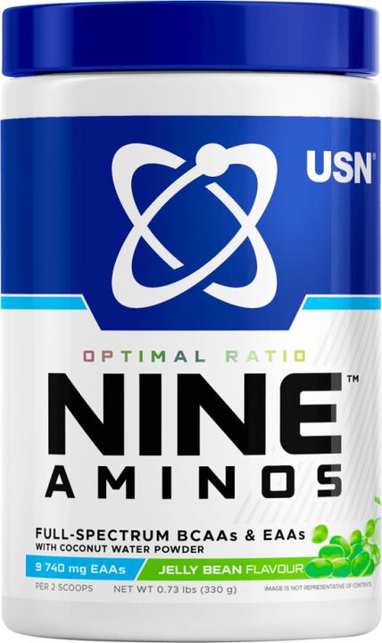 Immagine prodotto USN Nove aminoacidi (Gelatine verdi, 330 g)