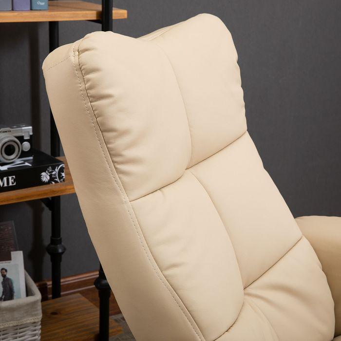 Image du produit Swisshandel24 Fauteuil de relaxation Fauteuil de massage avec repose-pieds Fauteuil TV inclinable à 145° Fauteuil