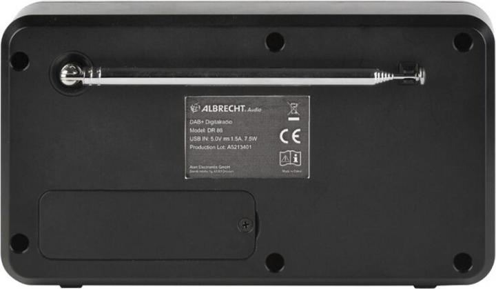 Actual product image Albrecht DR 86 Senior (FM, DAB+, Bluetooth)