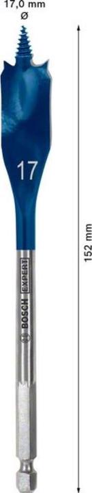 Produktbild Bosch Professional Zubehör EXPERT Self Cut Speed Flachfräsbohrer, 17 x 152 mm (17 Millimeter)