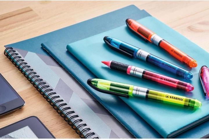 Actual product image STABILO NAVIGATOR highlighter (Orange, Yellow, Green, Pink, 4 mm, 4 x)