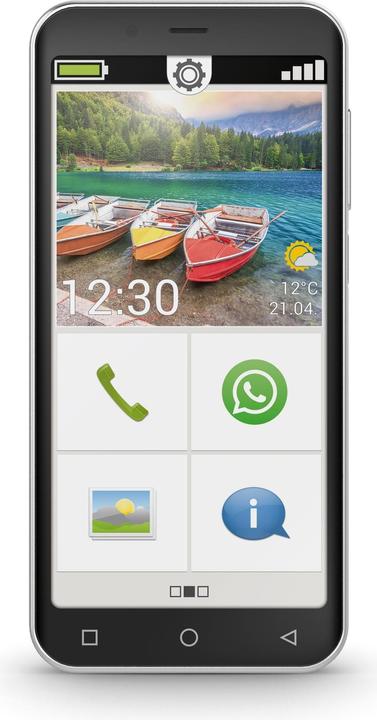Actual product image Emporia Smart 5 mini (64 GB, Black, 4.95", Single SIM, 13 Mpx, 4G)