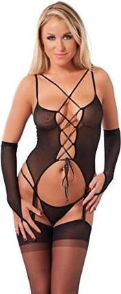 Produktbild Amorable by Rimba Rimba Straitjacket Set Lingerie Black One Size (One Size)