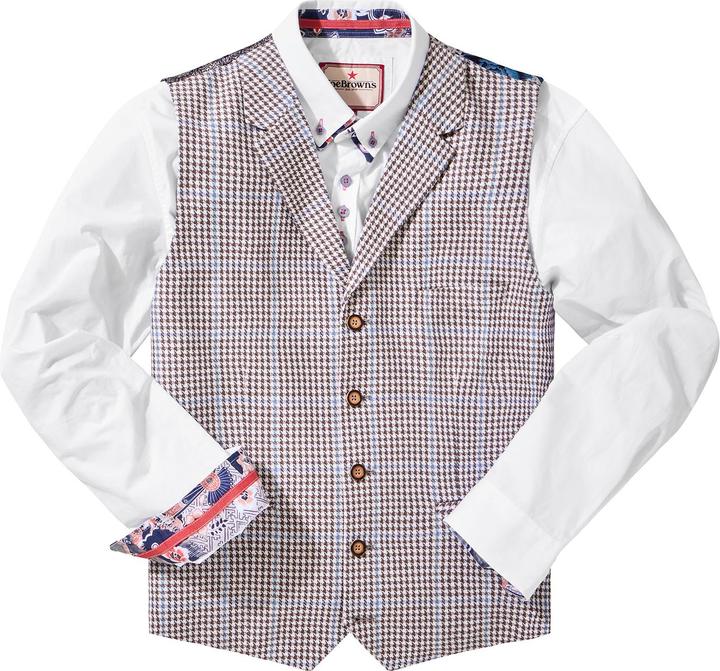 Produktbild Joe Browns Linen Blend Houndstooth Waistcoat (54)