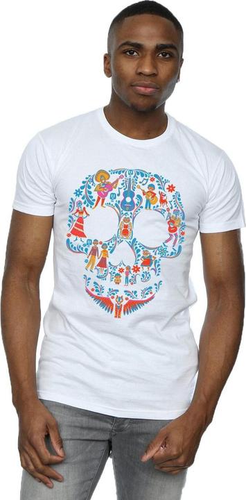 Actual product image La Maison du Coco Mens Skull Cotton T-Shirt (L)