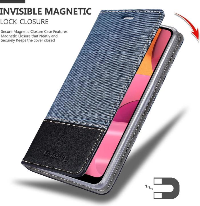 Actual product image Cadorabo Book Jeans Optics Cover (Samsung Galaxy A20s)