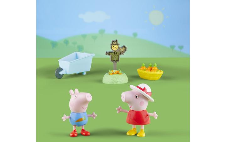 Produktbild Hasbro Peppa's Adventures Peppas Gartenspass, Vorschulspielzeug mit 2 Figuren und 3 Accessoires, f