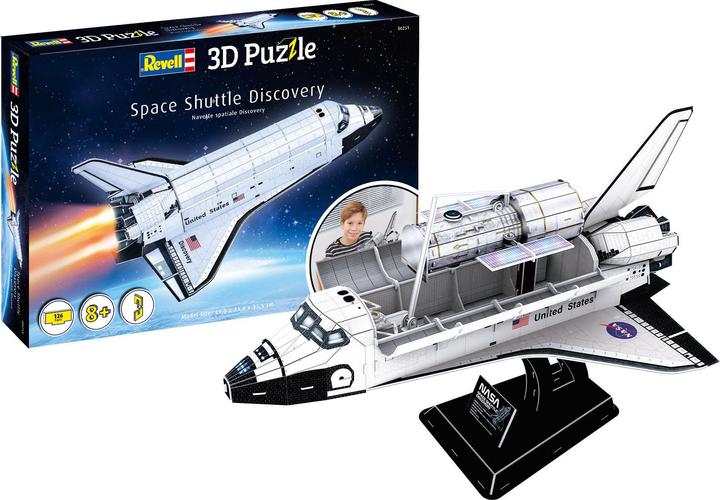 Actual product image Revell 3D Puzzle Space Shuttle Discovery 00251 1 pc. (126 pieces)