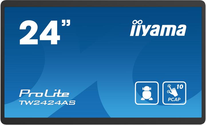 Produktbild iiyama TFT-Touch 23,8/60,5cm ProLite TW2424AS-B1 *schwarz* 16:9 (1920 x 1080 Pixel, 23.80")