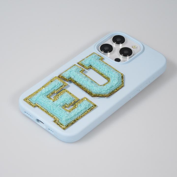 Immagine prodotto PhoneLook Adesivo Adesivo per smartphone Lettera turchese ricamata in 3D Q