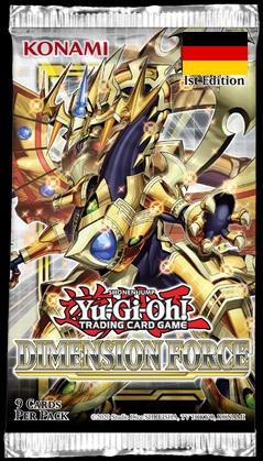 Produktbild Yu-Gi-Oh ! - Dimension Force - Deutsch (Deutsch, Booster Pack)