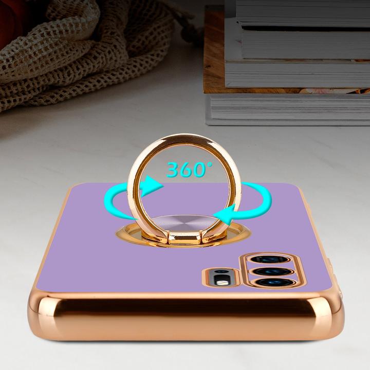 Produktbild Cadorabo Hülle für Huawei P30 PRO im TPU mit Kameraschutz und Ring LM089 Style (Huawei P30 Pro)