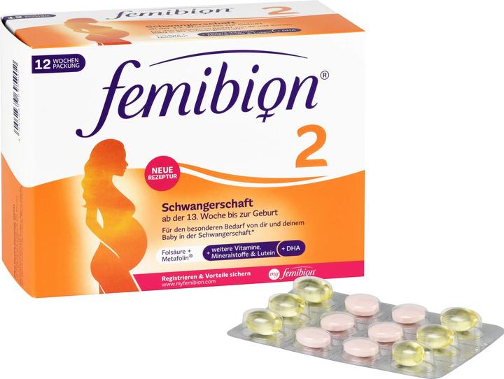 Produktbild Femibion Schwangerschaft Tabletten und Kapseln (84 Stück, Tabletten)