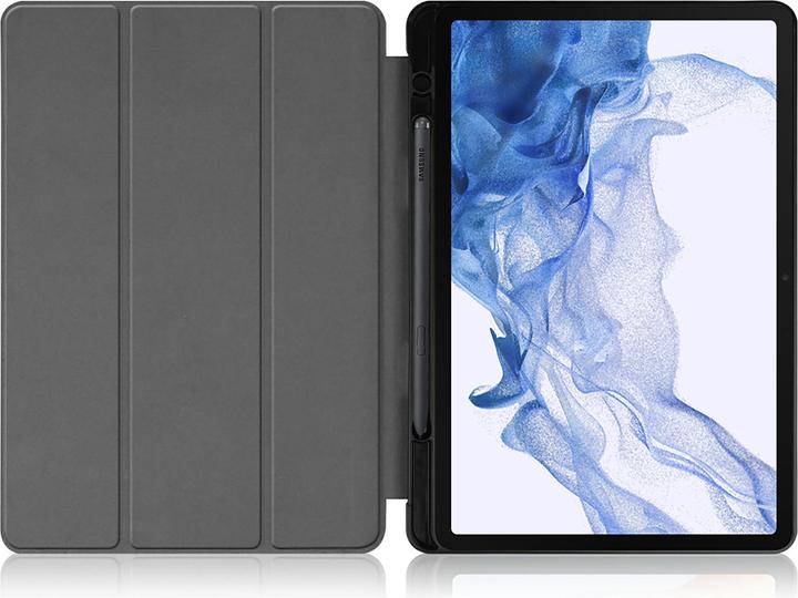 Produktbild Cazy Premium Smart Hülle Kompatibel mit Samsung Galaxy Tab S8+ - Schutz Etui Hülle mit Stifthalter - (Galaxy Tab S8+)