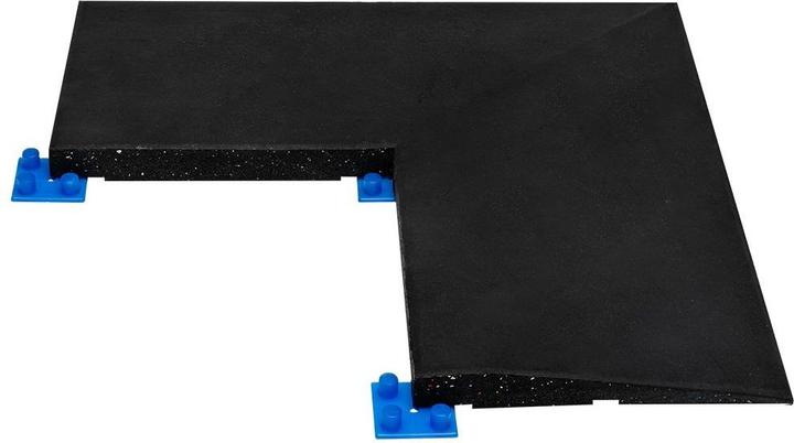 Image du produit Stockz Bordure d'angle pour sol caoutchouc "Connect Tiles Corner" 50x50cm (2 cm)