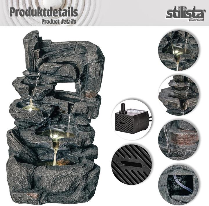 Produktbild Stilista Gartenbrunnen Steine