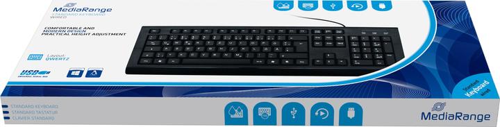 Image du produit MediaRange MEDIAR STANDARD KEYBOARD BLACK MROS101 filaire (DE, Filaire)