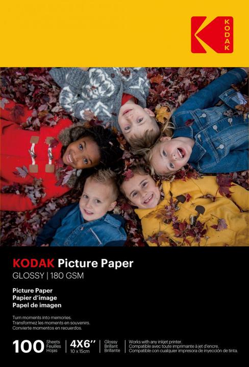 Immagine prodotto Kodak 180gsm 9,1mil lucido 4/6x100 (180 g/m², 10 x 15 cm, 100 x)