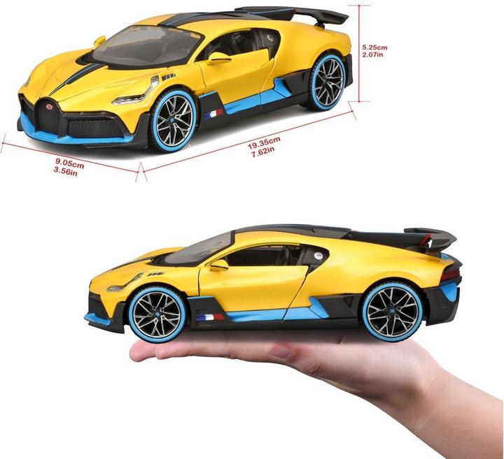Image du produit Maisto Bugatti Divo 1/24 jaune