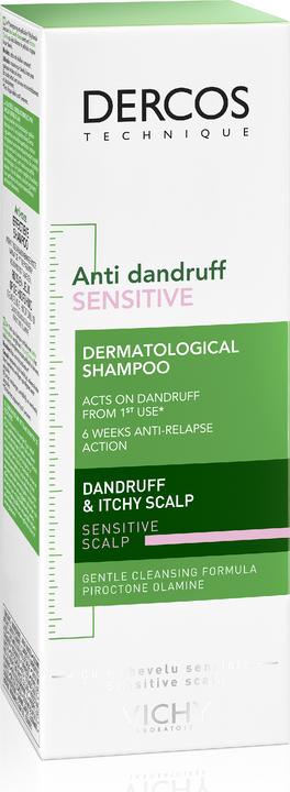 Produktbild Vichy Dercos Anti-Schuppen Sensitiv (200 ml, Flüssiges Shampoo)