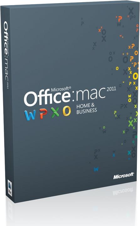 Produktbild Microsoft Office für Mac 2011, Home and Business (1 User)