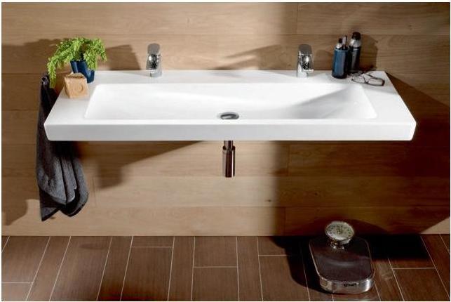 Produktbild Villeroy & Boch Doppelwaschtisch Subway 2.0 130 cm wei 7176D201 (470 mm, 1300 mm)