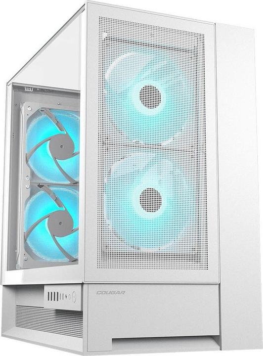 Produktbild Cougar Gehäuse Midi-Tower OmnyX, ARGB, Weiss (mATX, Mini-ITX, ATX)