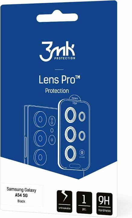 Actual product image 3MK Lens Protection Pro Sam A54 5G A546 Ochrona na obiektyw aparatu z ramką montażową 1szt (1 Piece, Samsung Galaxy A54 5G)