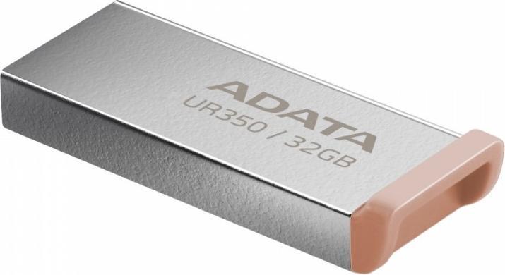 Actual product image Adata Pendrive UR350 USB3.2 Gen1 Metal brown (32 GB, USB-A)