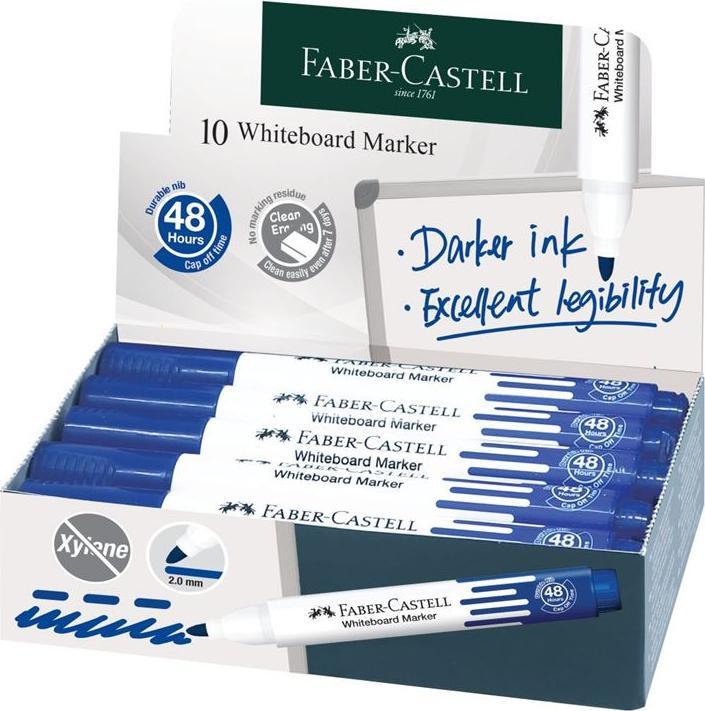 Actual product image Faber-Castell Faber Castell Pack of 10 Blackboard Markers (2 mm, 1 x)