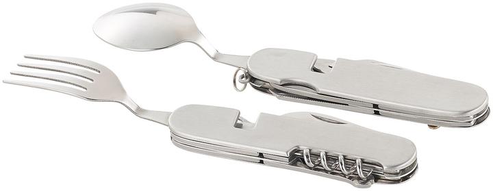 Actual product image Semptec Set of 2 14in1 stainless steel folding cutlery and pocket knife