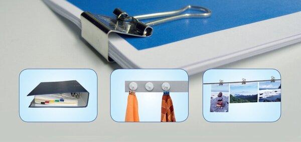 Actual product image Maul Paper clip Mauly 19 mm, 12 pieces, Multicoloured (12 x)